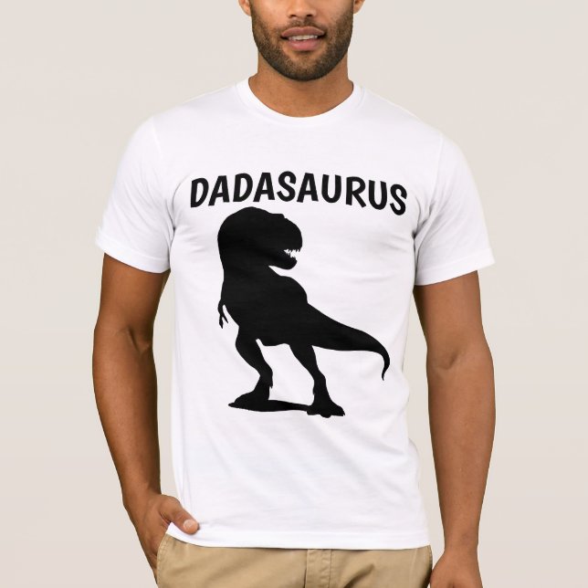 DADASAURUS Vater Dinosaurier T - Shirt (Vorderseite)