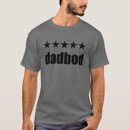 Dadbod Men's Basic Bella Leinwand T - Shirt, White T-Shirt