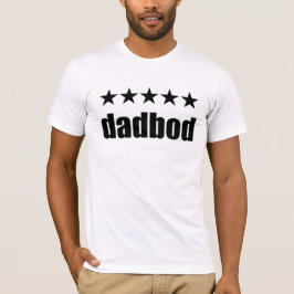 Dadbod Men's Basic Bella Leinwand T - Shirt, White T-Shirt