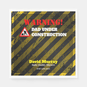 Dadchelor Party VATER im Bau Serviette