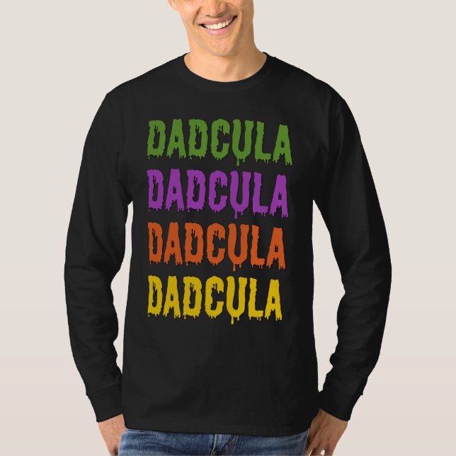 Dadcula Dripping Schriftart Generic Halloween Cost T-Shirt (Vorderseite)