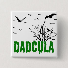 Dadcula Green Dripping Schriftart Flying Bats Button
