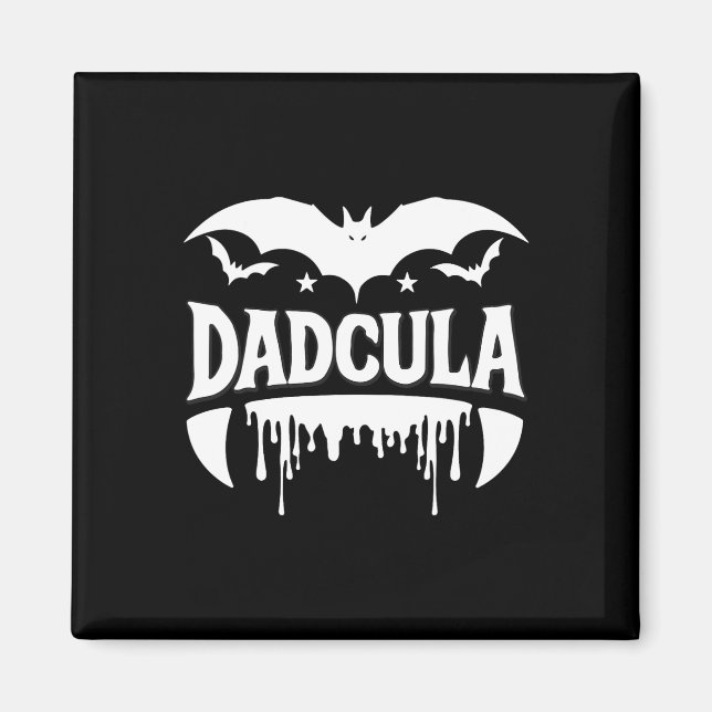 Dadcula Halloween Bat Vampire Fangs Bläheffekt Magnet (Vorne)