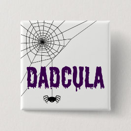 Dadcula Lila Dripping Schriftart Spider Web Button