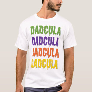Dadcula tropfende Schrift generisches Halloween-Ko T-Shirt