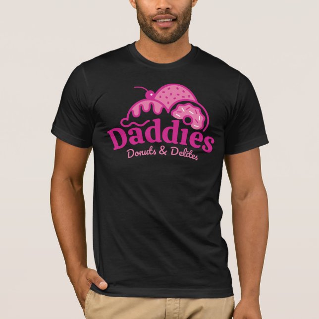 Daddies Donuts T - Shirt (tri-pink) (Vorderseite)