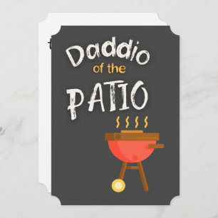 Daddio des Patio - Der Coole Vater! Einladung