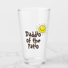 Daddio des Patio Vater Glass Glas