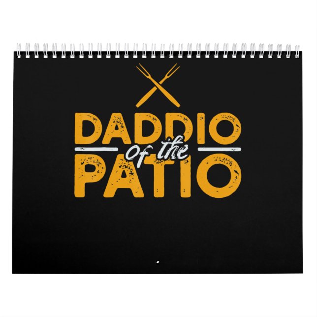 Daddio Of The Patio Funny Grill BBQ Kalender (Titelbild)
