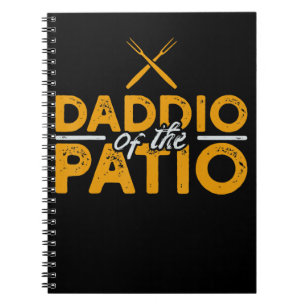 Daddio Of The Patio Funny Grill BBQ Notizblock