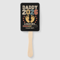 Daddy 2026 Lade Baby-Ankündigung Erwartender Vater