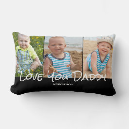 Daddy 3 Foto Throw Kissen