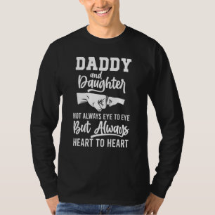 Daddy and Daughter Heart Liebe Best Proud Friends  T-Shirt