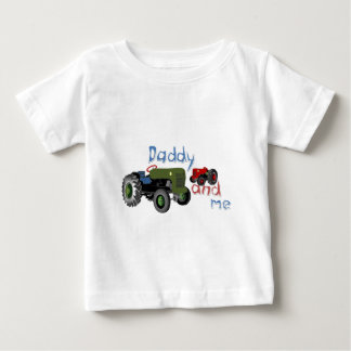 Daddy and Me Tractors Baby T-shirt
