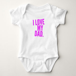 Daddy - Baby Jersey Bodysuit Strampler