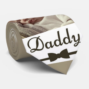 Daddy Baby Portrait Krawatte