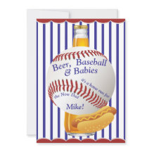 Daddy Baby Shower Beer Baseball und Babys