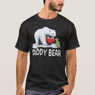 Daddy Bär Autismus-Bewusstsein-Shirt Hübsches rote T-Shirt
