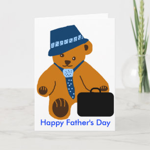 Daddy Bär, Happy Father's Day Card Karte