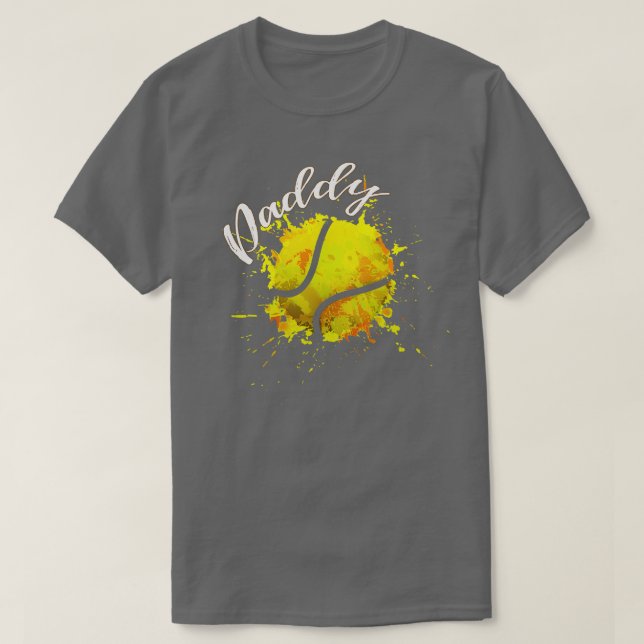Daddy Baseball Colorful T-Shirt (Design vorne)