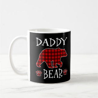 Daddy Bear Christmas Pajama Red Kariert Buffalo Fa Kaffeetasse