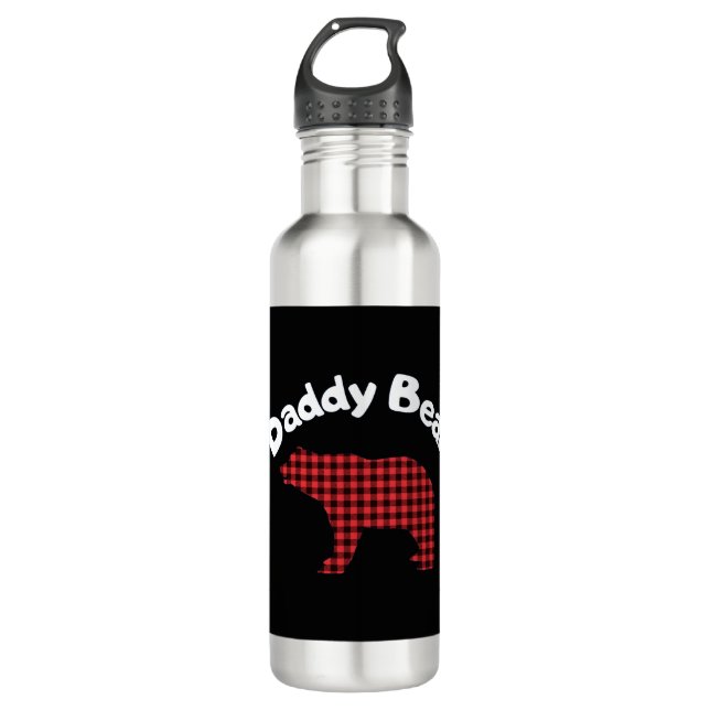 DADDY BEAR EDELSTAHLFLASCHE (Vorderseite)