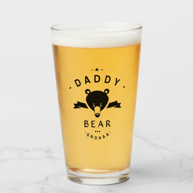 Daddy bear glas (Vorne (Gefüllt))