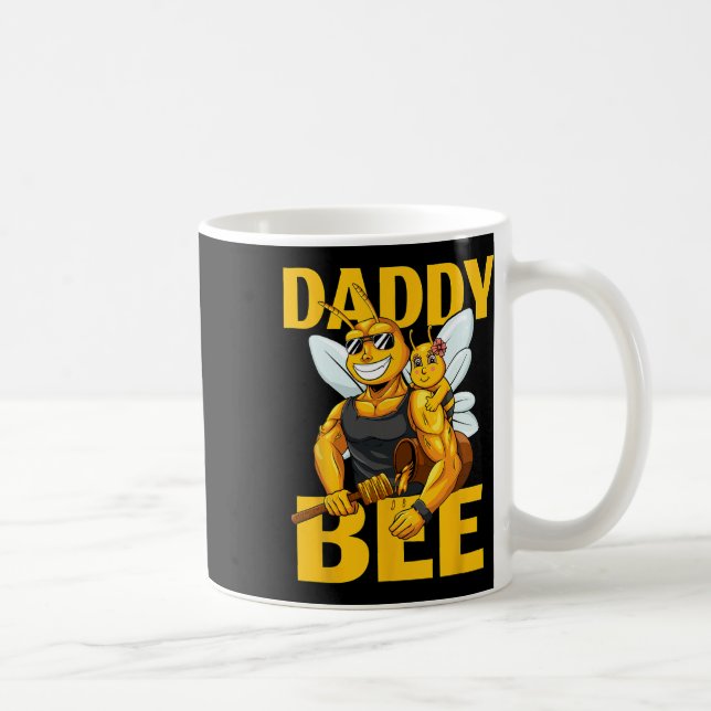 Daddy Beekeeping Honey Daddy mit Tochter Gir Kaffeetasse (Rechts)