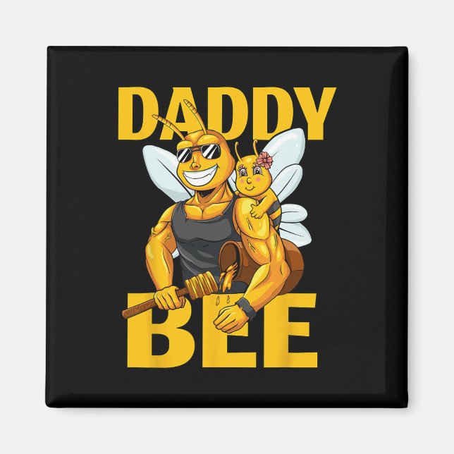 Daddy Beekeeping Honey Daddy mit Tochter Gir Magnet (Vorne)