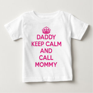 Daddy Behielt Calm T - Shirt (Pink)