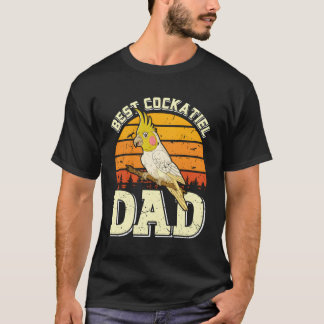 Daddy Best Cockatiel Vater Parakeet Bird Cockatiel T-Shirt