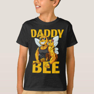 Daddy Biene Imkerei Honig Daddy mit Tochter Mädche T-Shirt