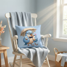 Daddy Bird Dekoratives Wurfkissen Geschenk