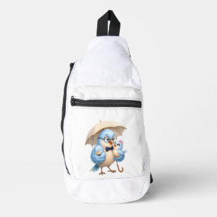 Daddy Bird Sling Pack Familienschenkung Crossbody Bag