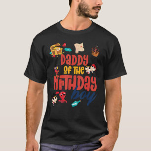 Daddy Birthday Boy Pirate Birthday Party Thema Oce T-Shirt