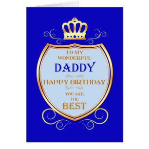 Daddy Birthday with Shield