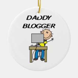 Daddy Blogger Keramikornament
