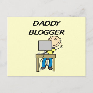 Daddy Blogger Postkarte