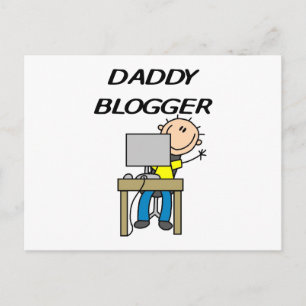 Daddy Blogger Postkarte
