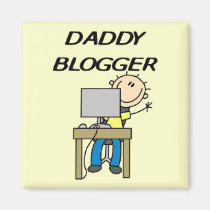 Daddy Blogger T-Shirts und Geschenke Magnet