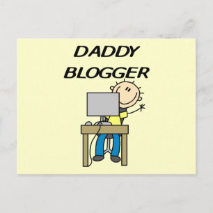 Daddy Blogger T-Shirts und Geschenke Postkarte