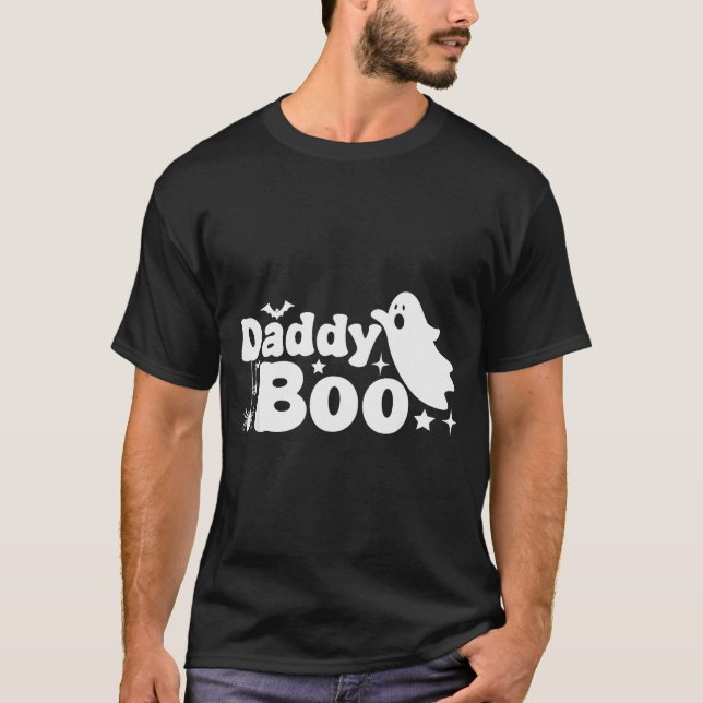Daddy Boo Funny Ghost Halloween Family Matching  T-Shirt (Vorderseite)