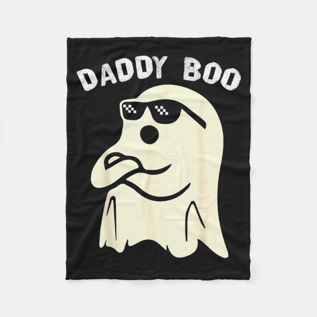 Daddy Boo Halloween Family Matching Costume Ghost  Fleecedecke (Vorderseite)