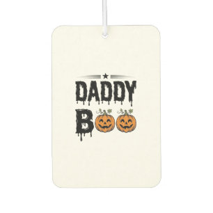 Daddy Boo Vintage Halloween-Kürbis-Shirt-Design_1 Autolufterfrischer
