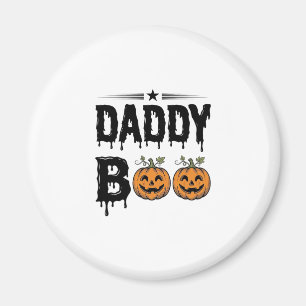 Daddy Boo Vintage Halloween-Kürbis-Shirt-Design_1 Magnet