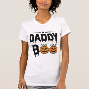Daddy Boo Vintage Halloween-Kürbis-Shirt-Design_1 T-Shirt