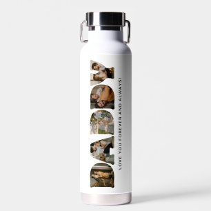 DADDY Brief Foto Collage Vatertag Trinkflasche
