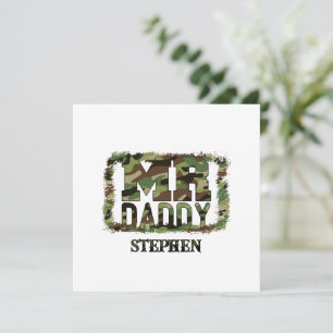 Daddy Camouflage Design mit Individuelle Name