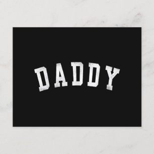 Daddy - Classic Bold Schriftart Papa Begleitkarte