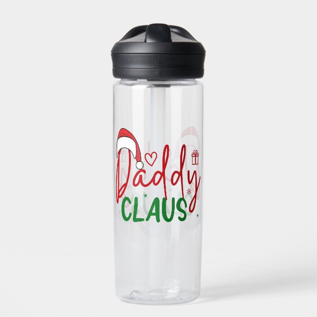 Daddy Claus Christmas Design-60094 Trinkflasche (Vorderseite)